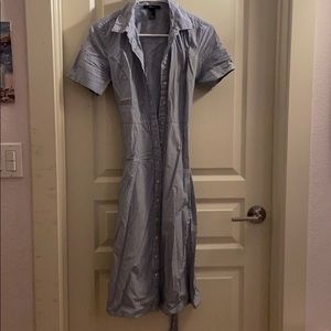 Midi shirt dress
